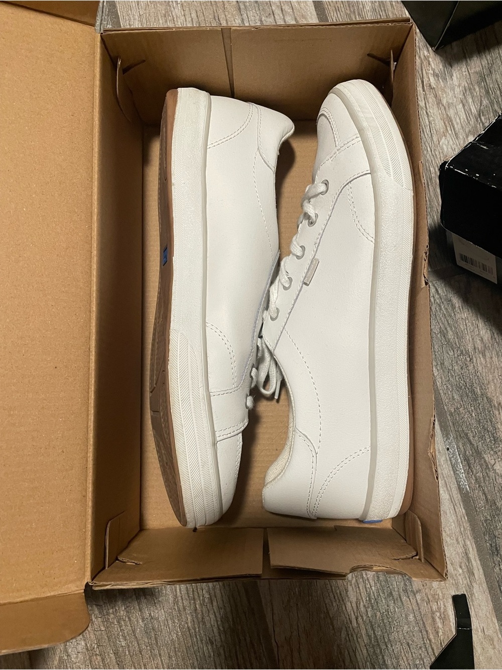 LIKE NEW Women's Leather Keds Center III Lace Up
